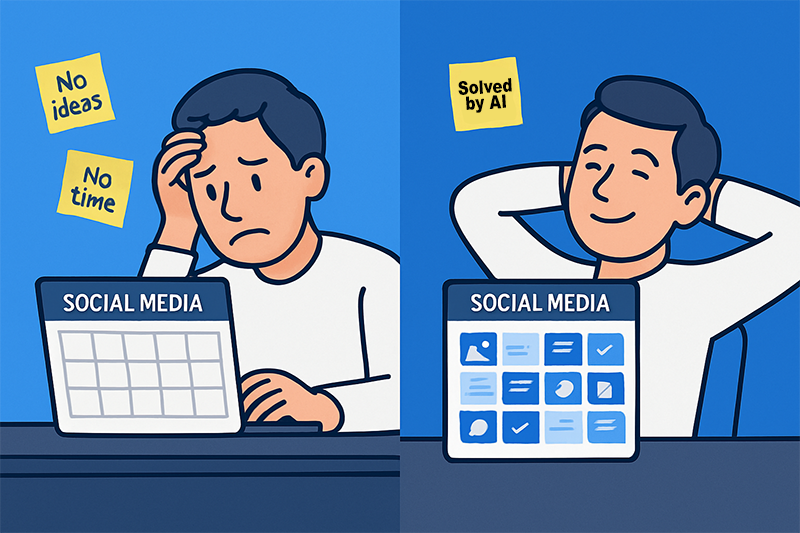 3 Social Media Problems You Can Eliminate This Month with AI