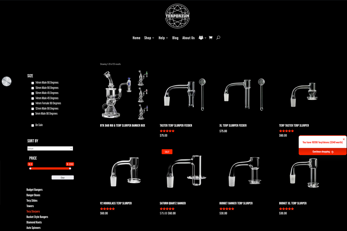 Terporium eCommerce project