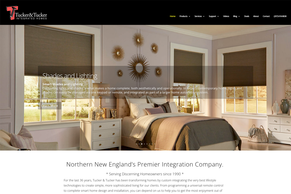 Tucker & Tucker website project